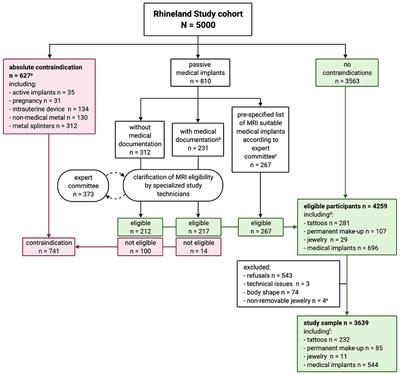 Safety of Tattoos, Permanent Make-Up, and Medical Implants in Population-Based 3T Magnetic Resonance Brain Imaging: The Rhineland Study